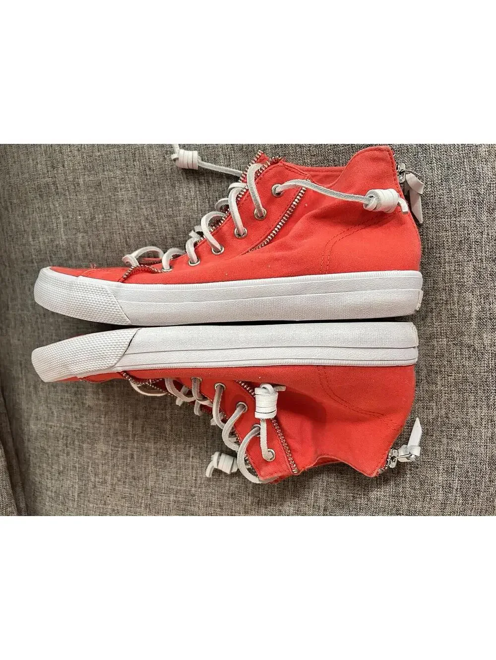 Sperry X Rebecca Minkoff High-Top Sneaker Womens Size 10 Coral